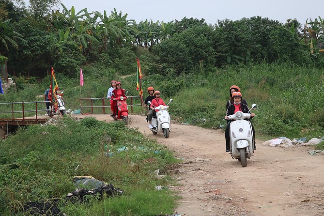 Hanoi Vespa Countryside Tour With Female Ao Dai Riders Half Day