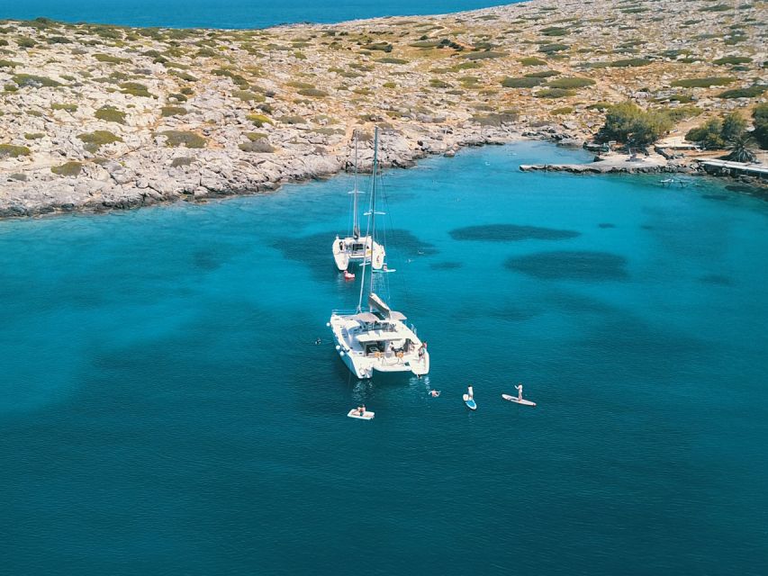 Heraklion: Afternoon Catamaran Cruise With Drinks and Dinner