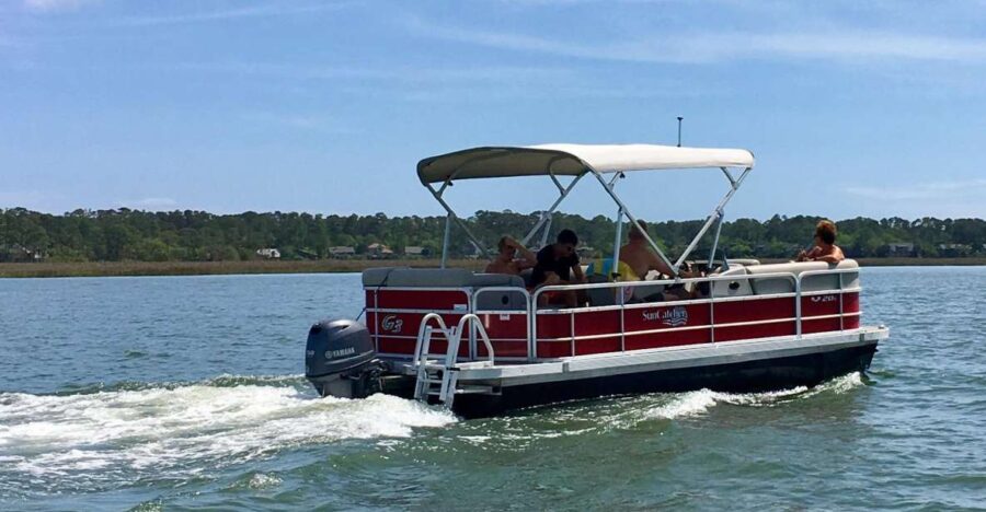 Hilton Head Island: Self-Drive Pontoon Boat Rental