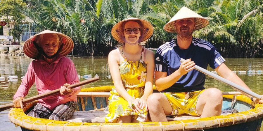 Hoi An: Bamboo Basket Boat Riding in Bay Mau Coconut Forest