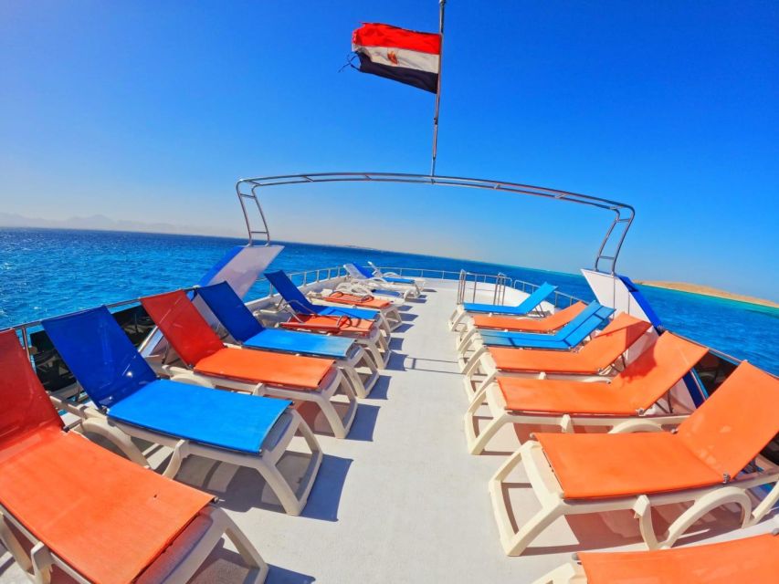 Hurghada: Elegance Yacht Cruise to Orange & Magawish Island