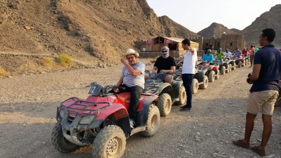 Hurghada: Guided Sunset Desert Safari Trip by Quad Bike