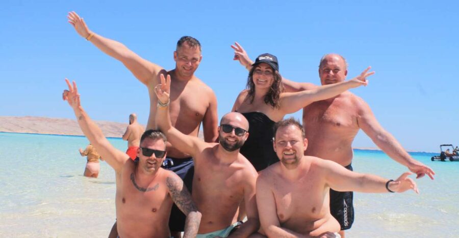 Hurghada: Submarine & Speedboat to Orange Bay Island With Lunch