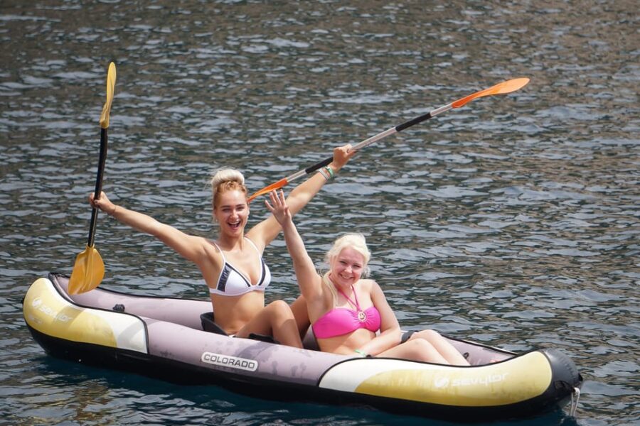 Ibiza: Sunset Boat Trip With Snorkeling, Kayaking, & Drinks