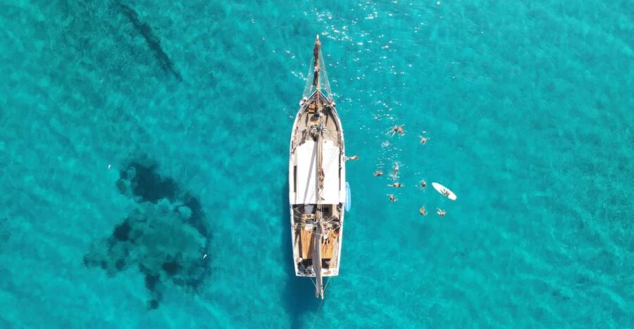 Ibiza Wooden Sail Boat Trip to Formentera