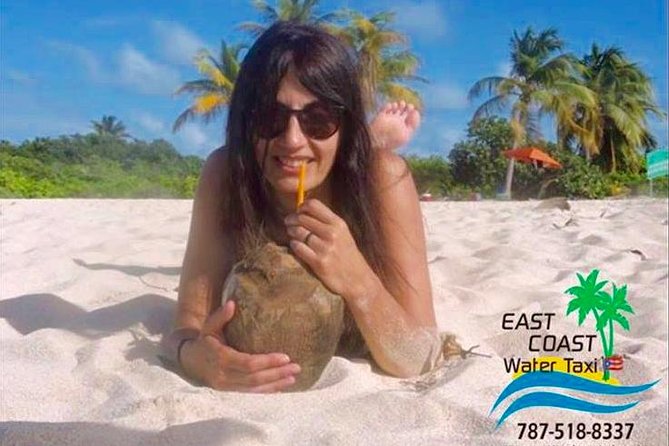 Icacos Beach Day Package With Water Taxi Transport From Fajardo