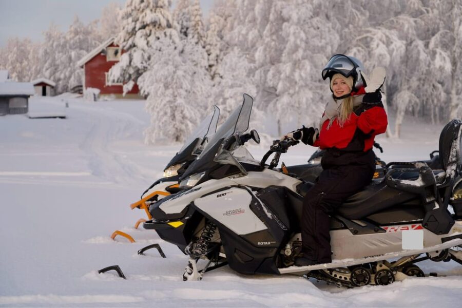 Ice Fishing With Snowmobiles