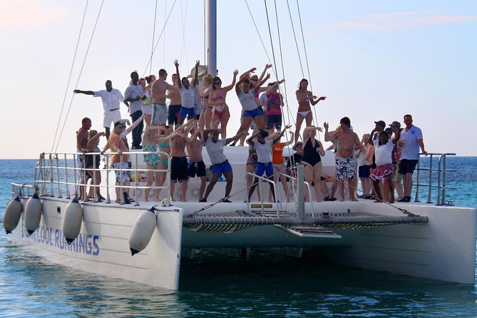 Jamaica Dunns River Falls Party Cruise With Snorkeling