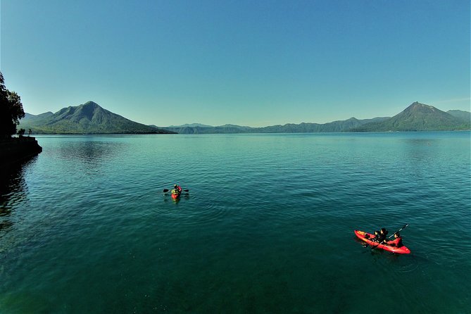 Japan’s No. 1 Water Quality National Lake Shikotsu, Hokkaido’s First Landing Clear Kayak Tour Difficulty Level (Medium)
