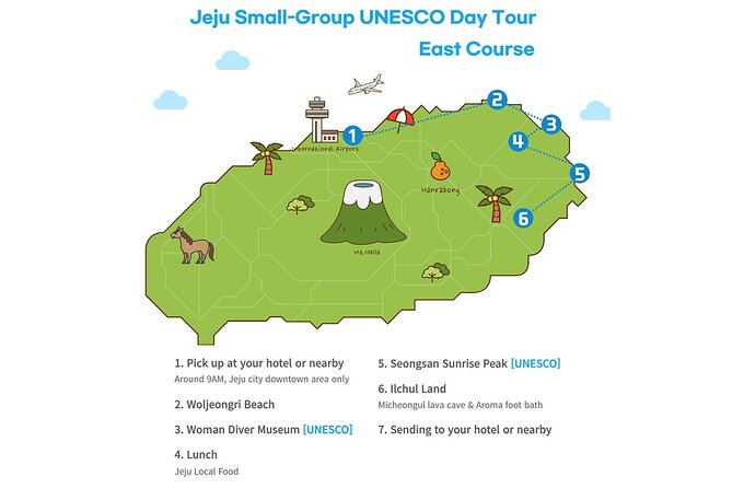 Jeju Premium Small Group UNESCO Day Tour - East Course - Key Attractions