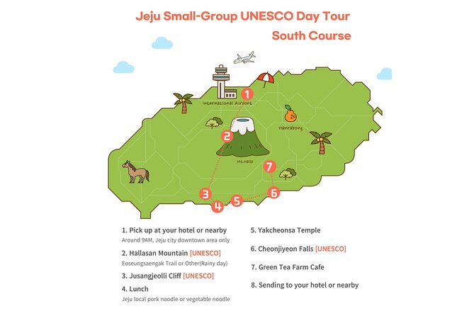 Jeju Premium Small Group UNESCO Day Tour - South Course