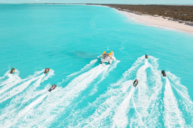 Jet Skiing Around La Famille Ship and Smaller Pristine Cays - Tour Overview and Details