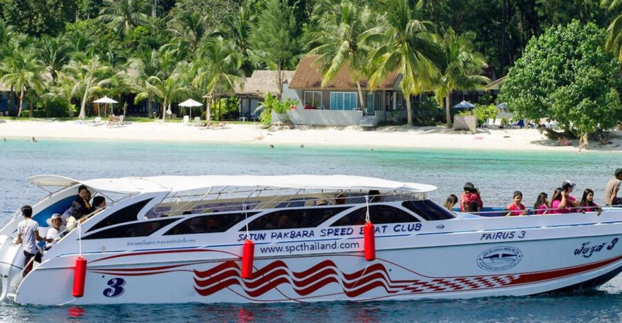 Join Van + Join Speed Boat From Hat Yai To Lipe Island