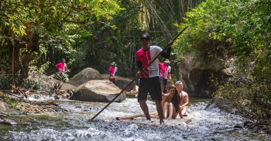 Khao Lak Adventure: Bamboo Rafting & Elephant Walk Journey