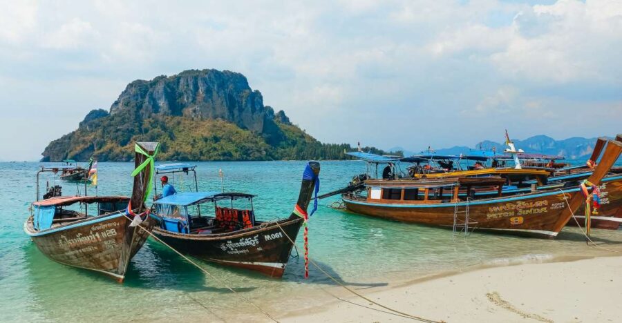Krabi: 7 Islands Sunset Tour With BBQ Dinner and Snorkeling