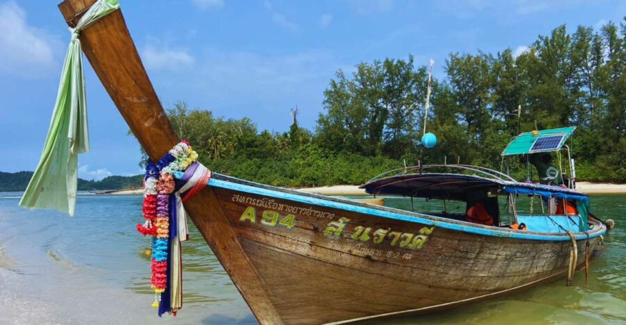 Krabi: Long-Tail Boat Tour of 4 Islands With Picnic