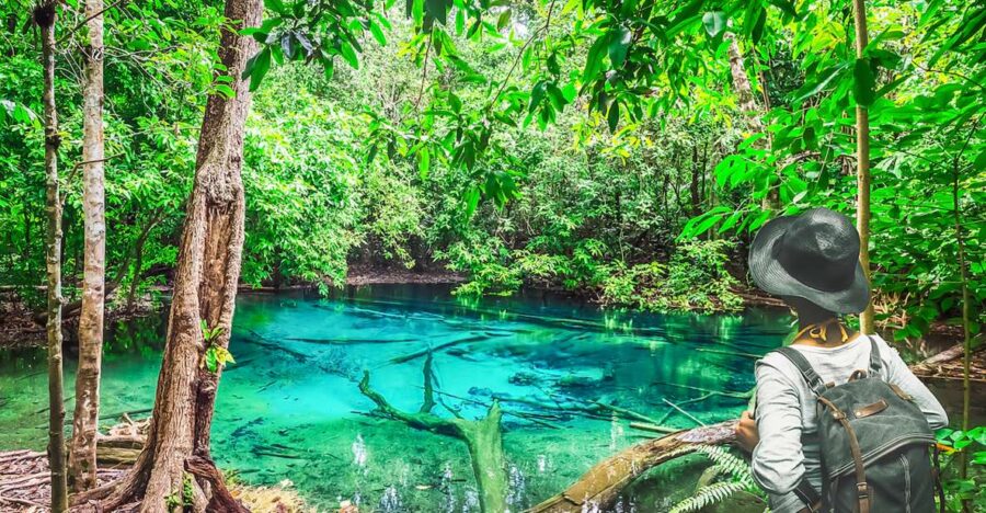 Krabi: Tiger Cave Temple, Emerald Pool and Hot Springs Tour