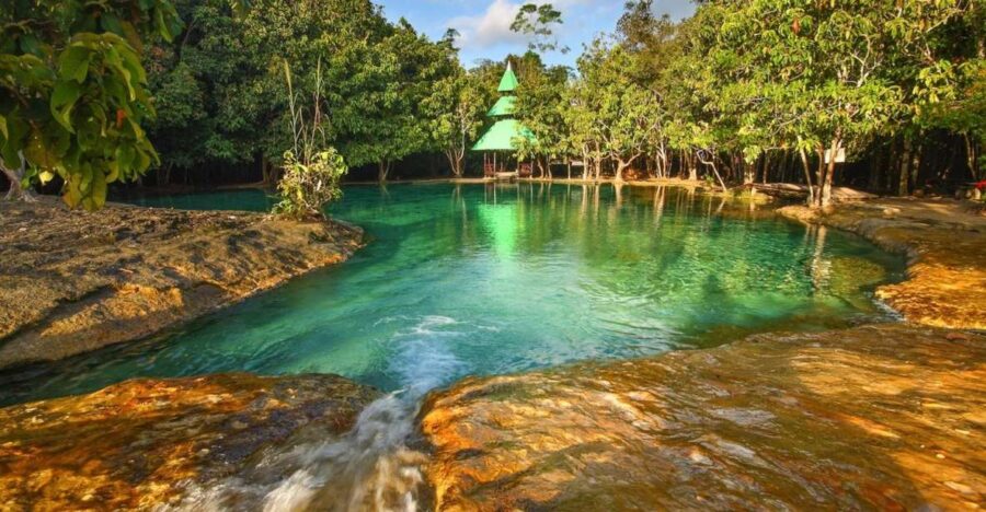 Krabi: Tiger Temple, Hot Springs & Crystal Pool Jungle Tour