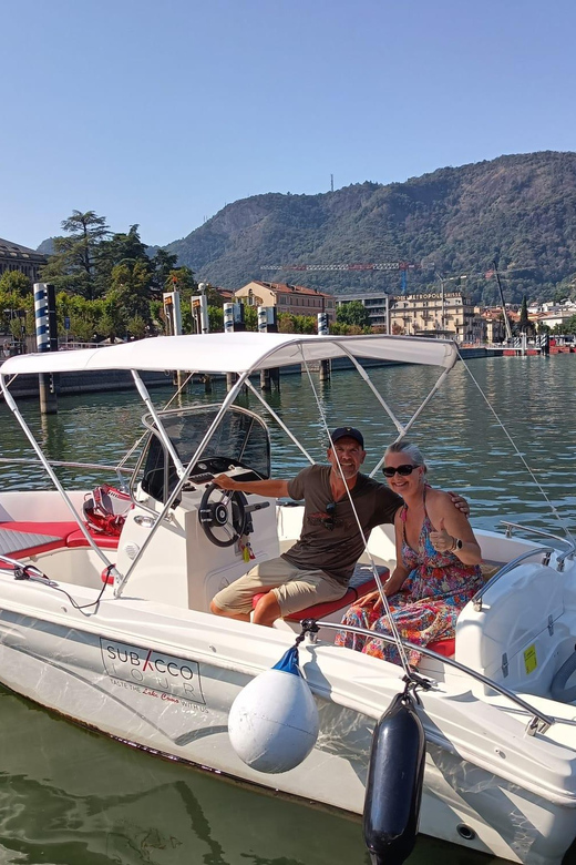 Lake Como: 4-Hour Private Boat Rental