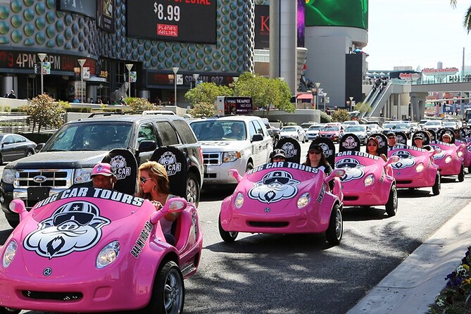 Las Vegas Strip and Downtown Scooter With Souvenir T-Shirt & Food Tour