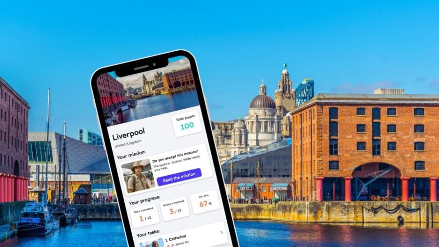 Liverpool: City Exploration Game and Tour on Your Phone