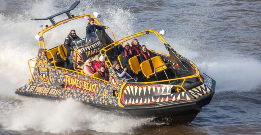 London: 40-Minute TOWER BEAST RIDE - Thames Speedboat Tour - Overview of the THAMES BEAST