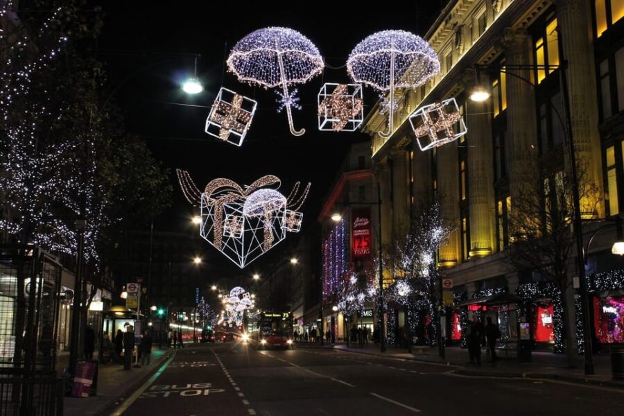 London: Christmas Lights Bus Tour