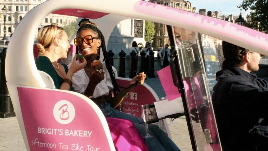 London: Pedicab Bike Tour With Afternoon Tea