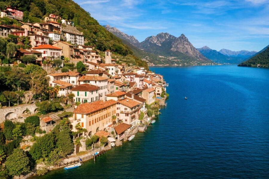 Lucerne: Scenic Train to Luganos Old Town & Lake Cruise