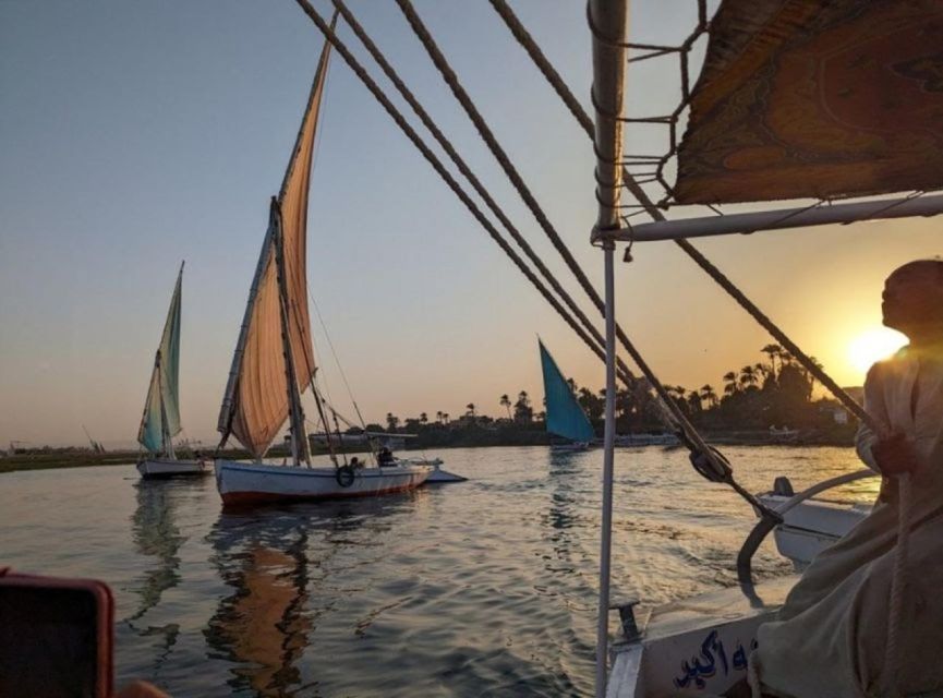 Luxor: Nile River Private Sunset Felucca Ride