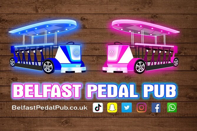 Luxury Party Bike Tour of Belfast City (Exclusive Bike of 16)