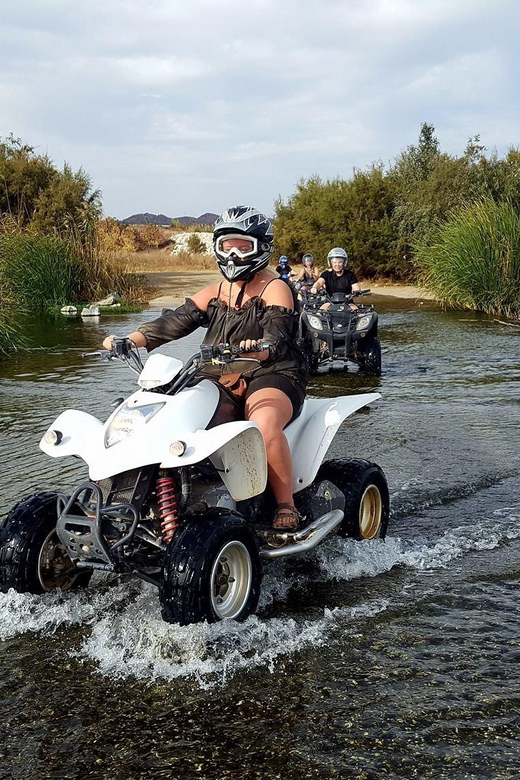 Málaga: 1-Hour Two-Seater Quad Tour on Dirt and River - Itinerary Highlights