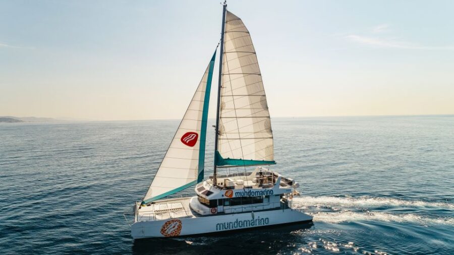 Malaga: Catamaran Sailing Cruise With Swimming & Optional DJ