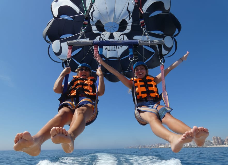 Marbella: Parasailing Flight From Puerto Banus