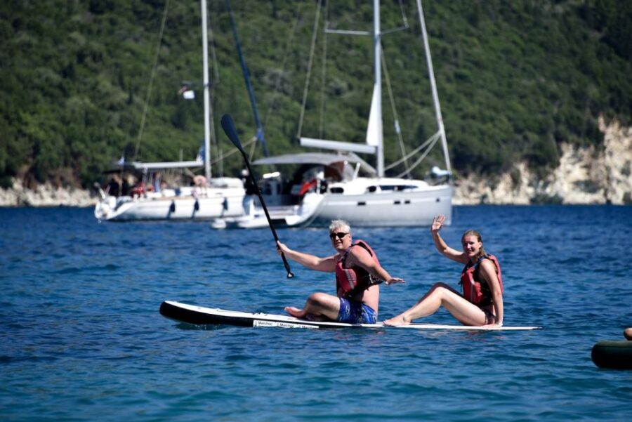 Meganisi: Half-Day Guided SUP Tour to Nisída Thilía Island