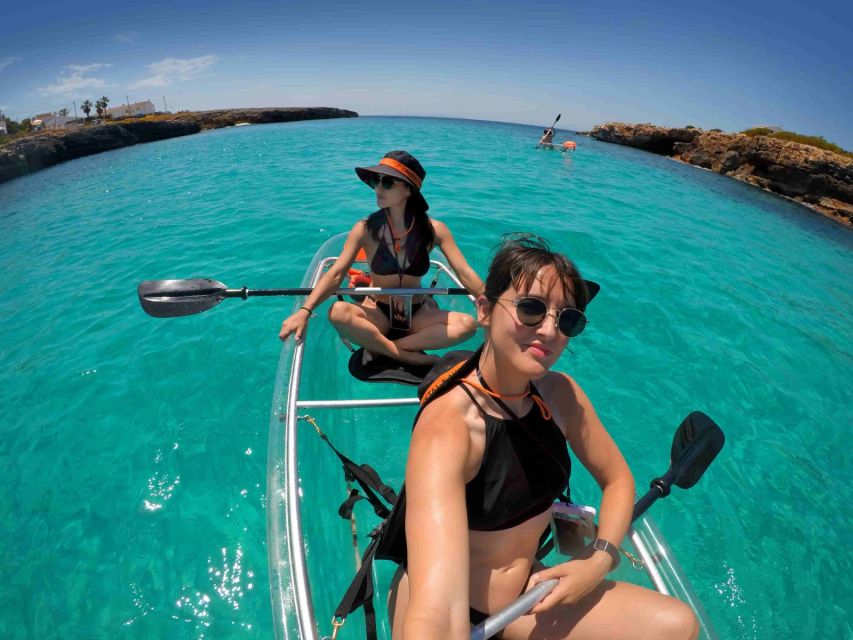 Menorca: Guided Transparent Kayaking Tour