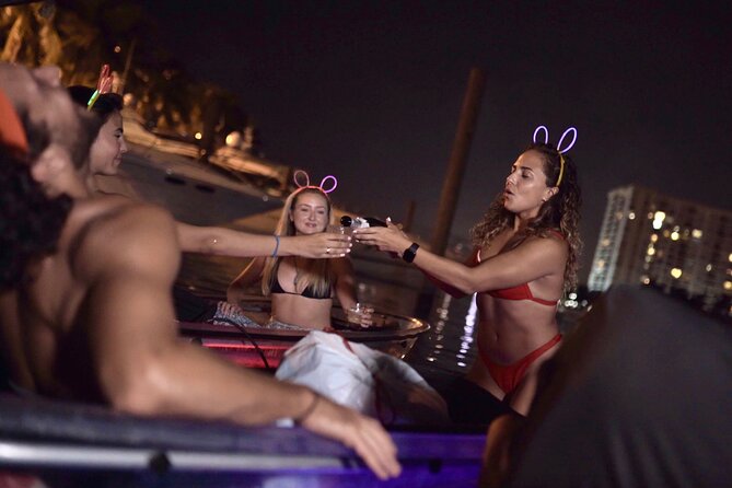 Miami Beach: Neon Nights CLEAR Kayak Tour With Champagne Toast