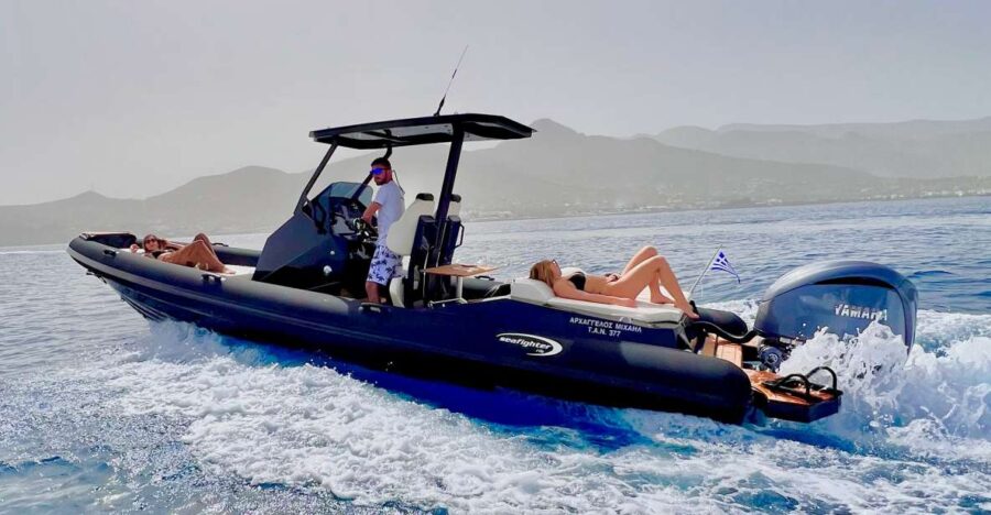 Mirabello Bay: Private Cruise With Inflatable Boat