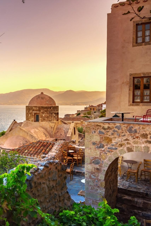 Monemvasia – Nafplio - Day 1 Itinerary