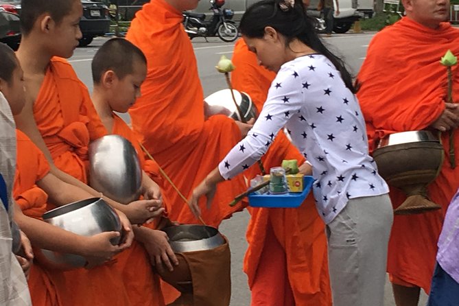 Morning Alms to Monks, Doi Suthep Temple, Hidden Temple & Chiang Mai City Views. - Tour Overview