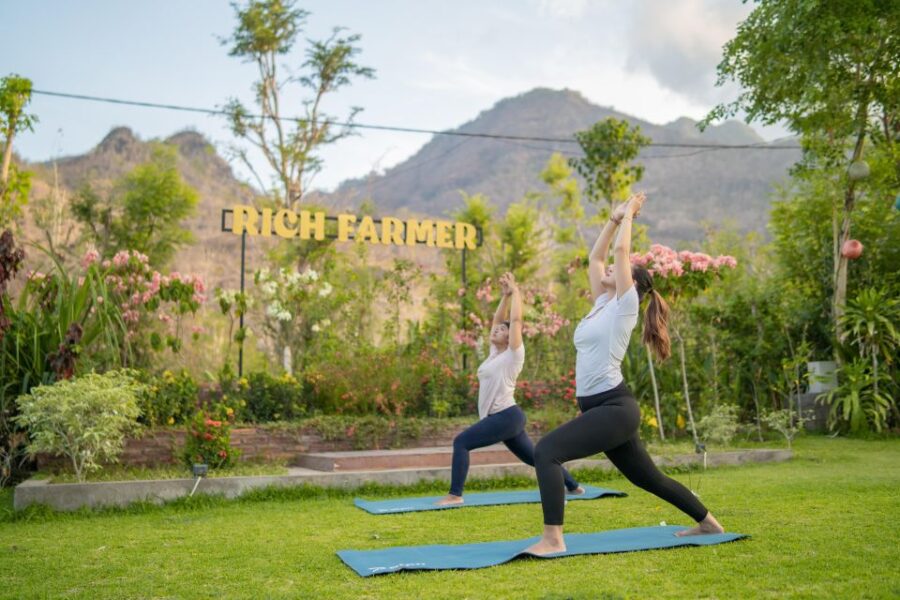 Morning Yoga Class at Rich Farmer Eco House & Yoga