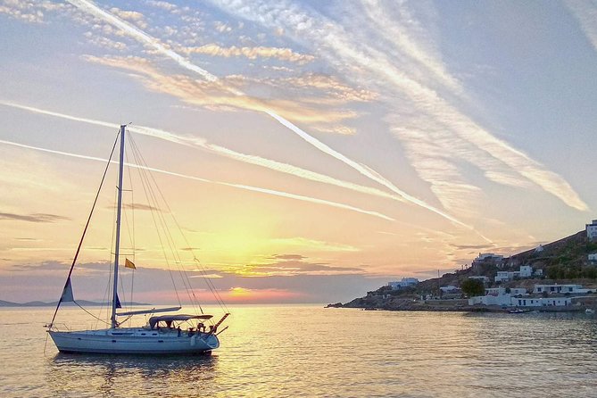 Mykonos Alternative Sunset Sail Aperitivo for Adults-Only (Free Transfers) - Overview of the Experience