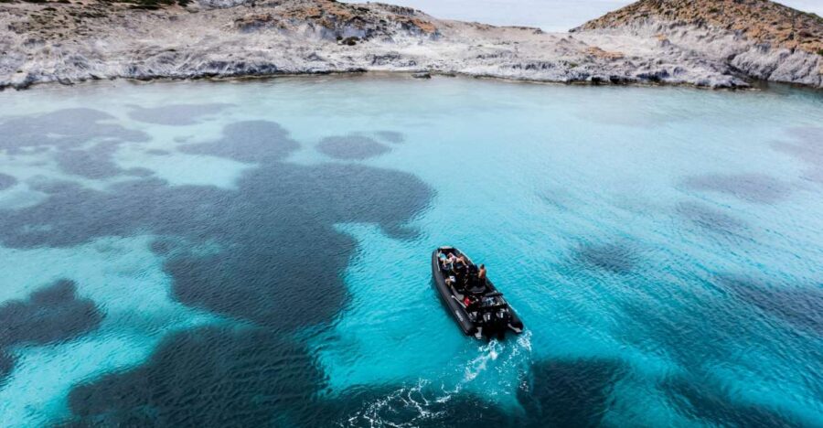 Naousa: Private Boat Cruise to Antiparos Island