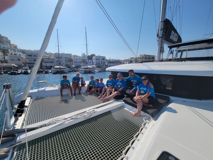 Naxos: Catamaran Cruise With Swim Stops, Food, and Drinks - Cruise Details