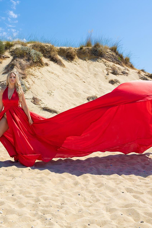 Naxos Flying Dress Photo Shooting