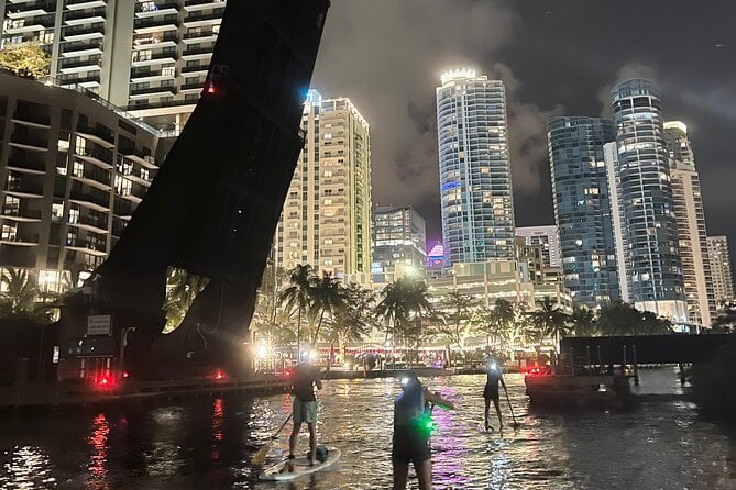 Night on Paddleboard Under the Lights Experience in Fort Lauderdale