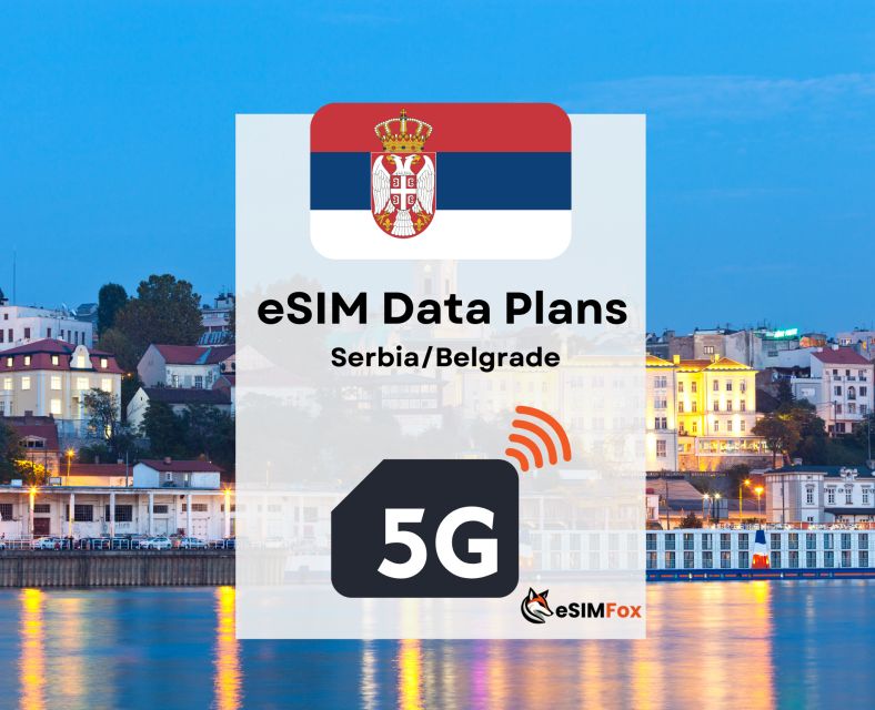 Nis: Esim Internet Data Plan Serbia High-Speed 5G