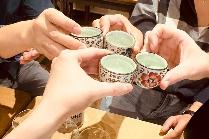 Okonomiyaki Cooking, Japanese Sake Free Flowing Experience