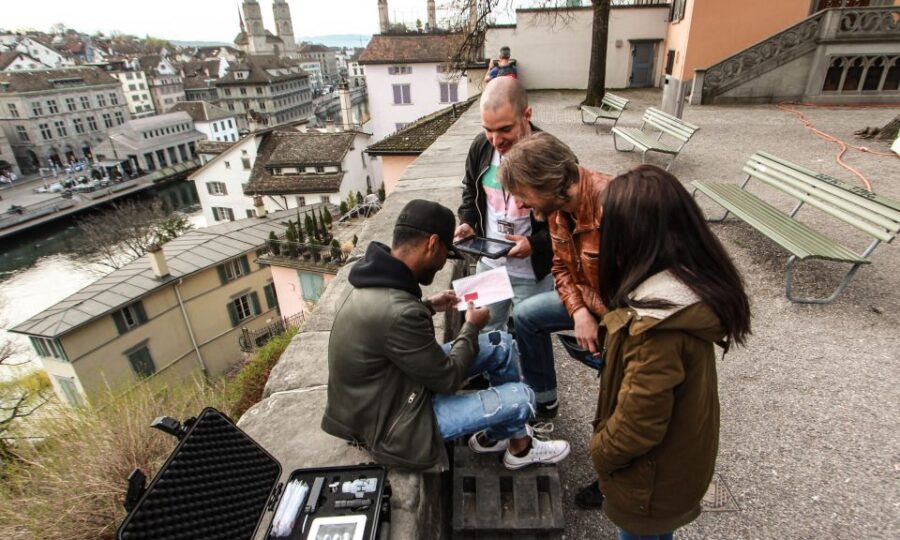 Outdoor Escape Game With Augmented Reality Trough Zurich