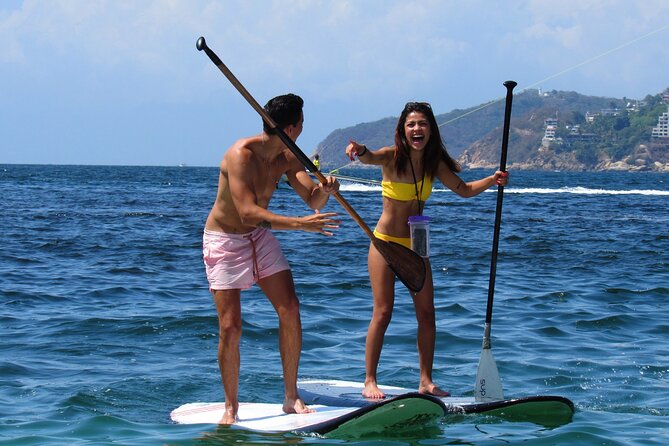 Paddle Boarding At Acapulco’s Bay